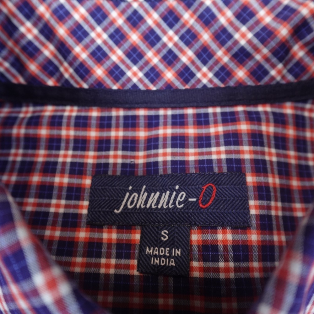 Johnnie O Shirt Classic Check Button Down Size Small Long Sleeves - Picture 3 of 9